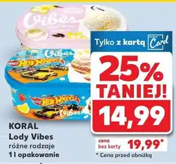 Kaufland Lody Vibes Koral różne rodzaje oferta