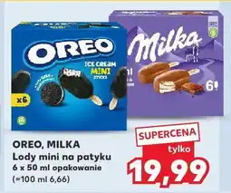 Kaufland Lody mini na patyku Oreo oferta