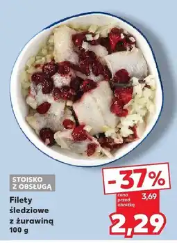 Kaufland Filety śledziowe z żurawiną Kaufland oferta