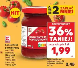 Kaufland Koncentrat pomidorowy K-Classic oferta