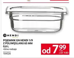 Selgros Pojemnik Hendi oferta