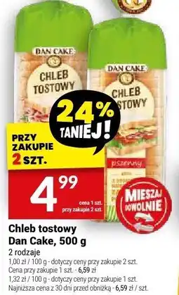 Twój Market Chleb tostowy Dan Cake oferta