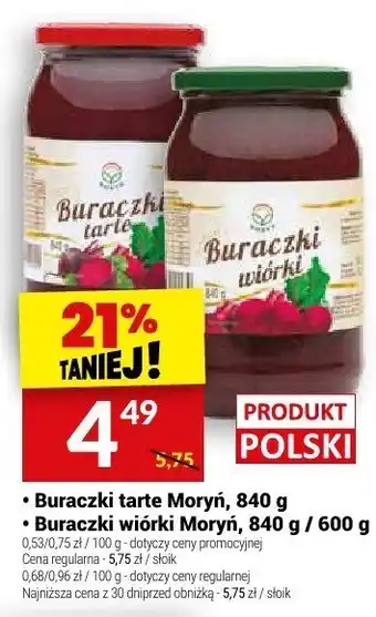 Twój Market Buraczki tarte Moryń oferta