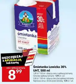 Twój Market Śmietanka Łowicka 30% UHT Łowicz oferta