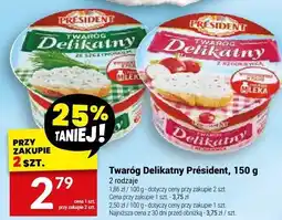 Twój Market Twaróg Delikatny President oferta