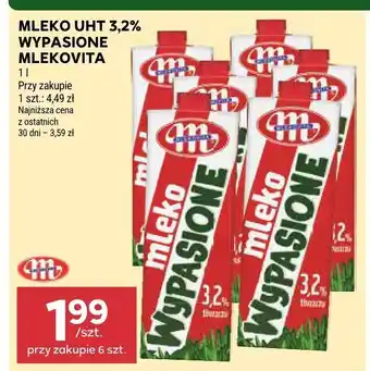 Stokrotka Mleko UHT wypasione Mlekovita 3,2% oferta