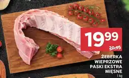 Stokrotka Żeberka wieprzowe paski ekstra mięsne Stokrotka oferta
