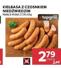 Stokrotka Kiełbasa z czosnkiem niedźwiedzim Madej & Wróbel oferta