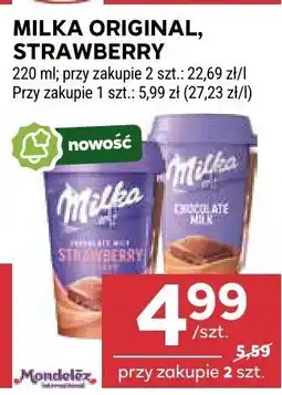 Stokrotka Napój mleczny Milka Original Strawberry oferta
