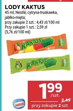 Stokrotka Lody Kaktus Nestlé oferta