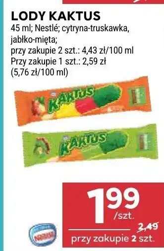Stokrotka Lody Kaktus Nestlé oferta