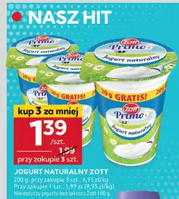 Stokrotka Jogurt naturalny Zott oferta