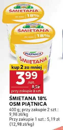 Stokrotka Śmietana 18% OSM Piątnica oferta