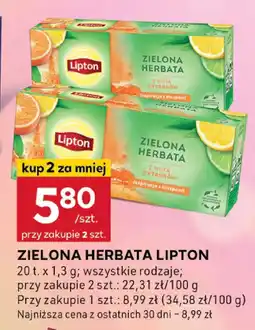 Stokrotka Herbata zielona Lipton oferta