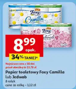 Auchan Papier toaletowy Foxy Jedwab oferta