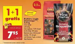 Biedronka Brykiet z węgla drzewnego Fire & Flame oferta