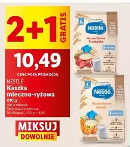 Lidl Kaszka mleczno-ryżowa Nestle oferta