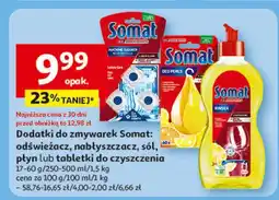 Auchan Nabłyszczacz do zmywarki lemon Somat Rinser + Extra-Dry Effect oferta