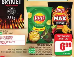 Dino Chipsy Lay's Green Onion, Max Strong oferta
