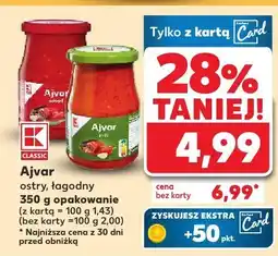 Kaufland Ajvar extra ostry K-Classic oferta