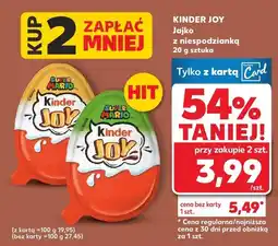 Kaufland Jajko Kinder Joy z niespodzianką oferta