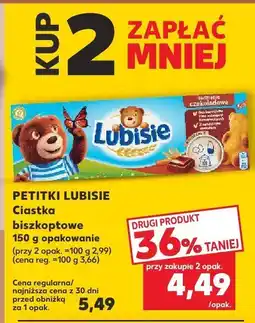 Kaufland Ciastka Petitki Lubisie biszkopcowe oferta