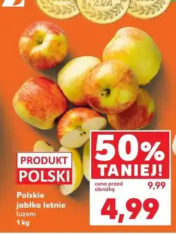 Kaufland Jabłka letnie polskie Kaufland oferta