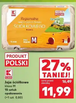 Kaufland Jaja ściółkowe klasa M K-Classic oferta