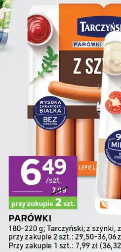 Stokrotka Parówki Tarczyński z szynką oferta
