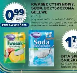 Stokrotka Market Kwasek cytrynowy, soda oczyszczona Gellwe oferta