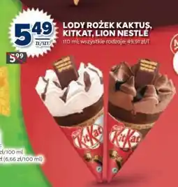 Stokrotka Market Lody rożek Kaktus, KitKat, Lion Nestlé oferta