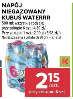 Stokrotka Market Napój niegazowany Kubuś Waterrr oferta