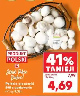 Kaufland Polskie pieczarki 500 g opakowanie oferta