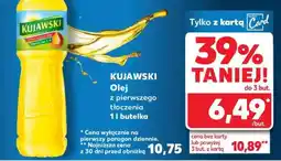 Kaufland KUJAWSKI Olej z pierwszego tłoczenia 1 l butelka oferta