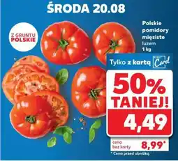 Kaufland Polskie pomidory mięsiste luzem 1 kg oferta