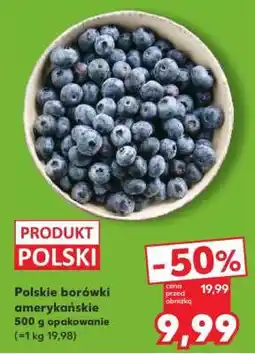 Kaufland Polskie borówki amerykańskie 500 g opakowanie oferta