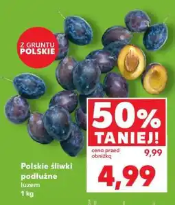 Kaufland Polskie śliwki podłużne luzem 1 kg oferta