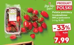 Kaufland Polskie pomidory truskawkowe 500 g opakowanie oferta