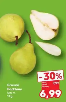 Kaufland Gruszki Packham luzem 1 kg oferta