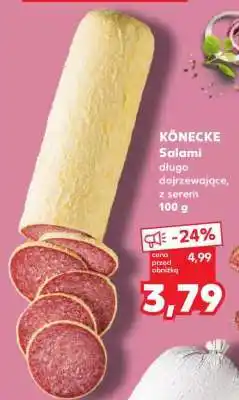 Kaufland KÖNECKE Salami długo dojrzewające, z serem 100 g oferta
