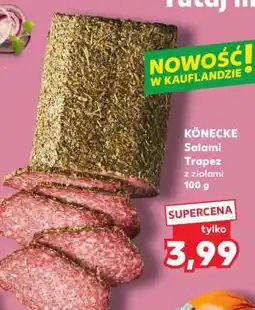Kaufland KÖNECKE Salami Trapez z ziołami 100 g oferta