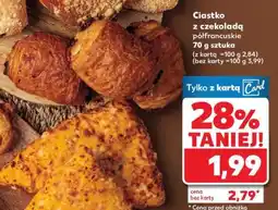 Kaufland Ciastko z czekoladą półfrancuskie 70 g sztuka oferta