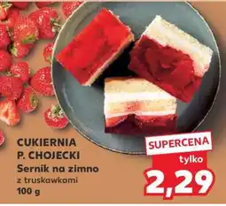 Kaufland Sernik na zimno z truskawkami 100 g oferta