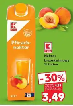 Kaufland Nektar brzoskwiniowy 1 l karton oferta