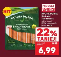 Kaufland DOLINA DOBRA Kiełbaski śniadaniowe oferta