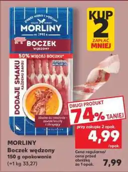 Kaufland MORLINY Boczek wędzony oferta