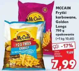Kaufland MCCAIN Frytki karbowane, Golden Longs 750 g opakowanie oferta