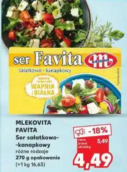 Kaufland MLEKOVITA FAVITA Ser sałatkowo- -kanapkowy oferta