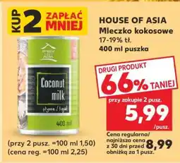 Kaufland HOUSE OF ASIA Mleczko kokosowe oferta