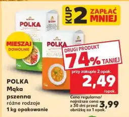 Kaufland POLKA Mąka pszenna różne rodzaje 1 kg opakowanie oferta